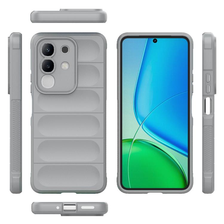 For vivo Y29 4G Global / T4x 5G Magic Shield TPU + Flannel Phone Case