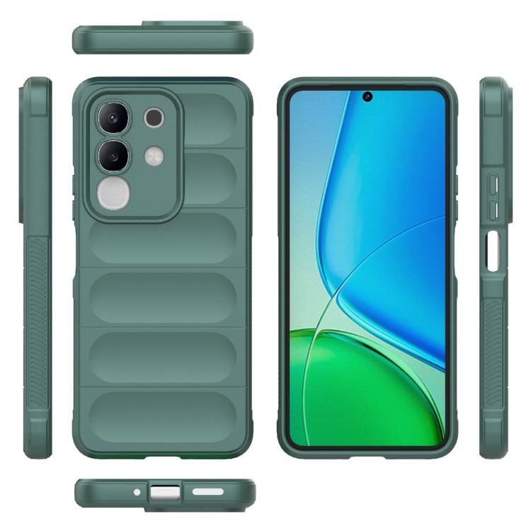 For vivo Y29 4G Global / T4x 5G Magic Shield TPU + Flannel Phone Case