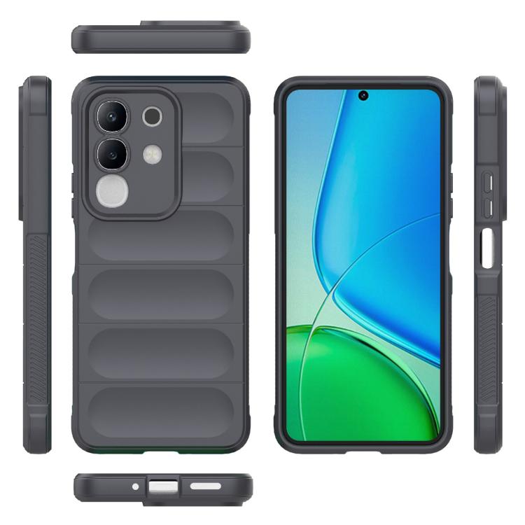 For vivo Y29 4G Global / T4x 5G Magic Shield TPU + Flannel Phone Case