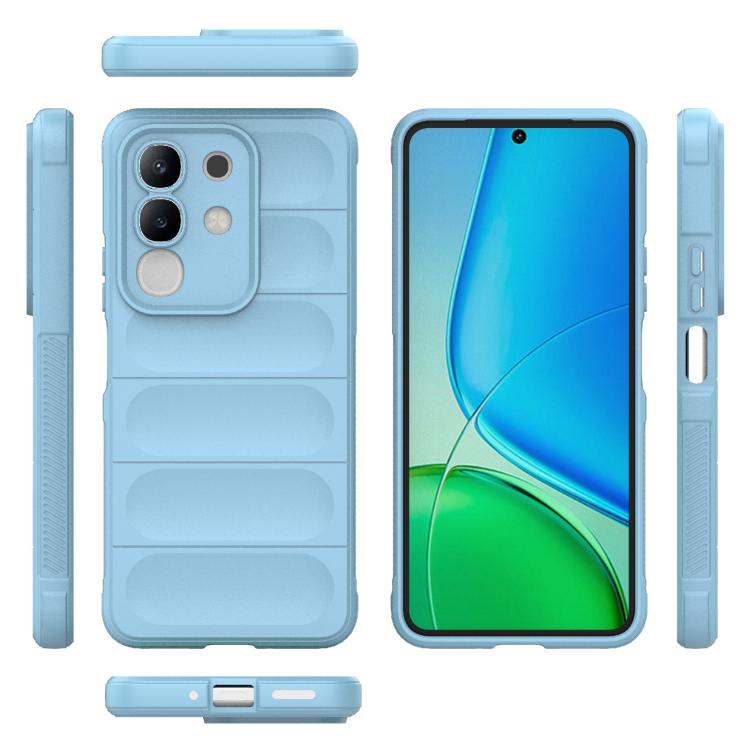 For vivo Y29 4G Global / T4x 5G Magic Shield TPU + Flannel Phone Case