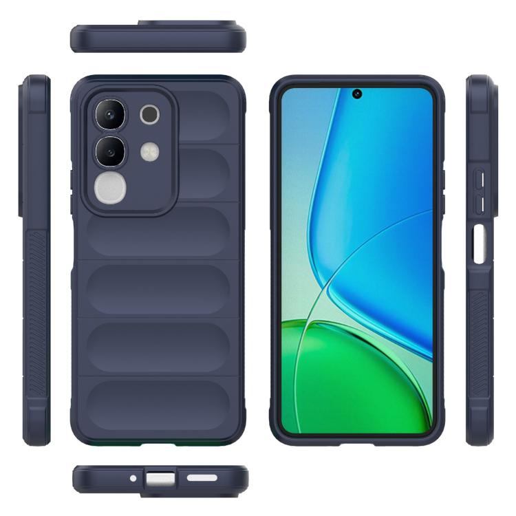 For vivo Y29 4G Global / T4x 5G Magic Shield TPU + Flannel Phone Case