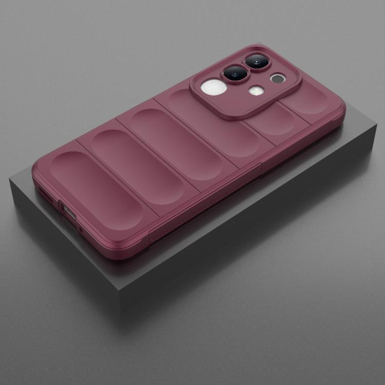 For vivo Y29 4G Global / T4x 5G Magic Shield TPU + Flannel Phone Case