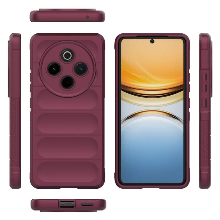 For vivo Y300 Pro 5G Magic Shield TPU + Flannel Phone Case