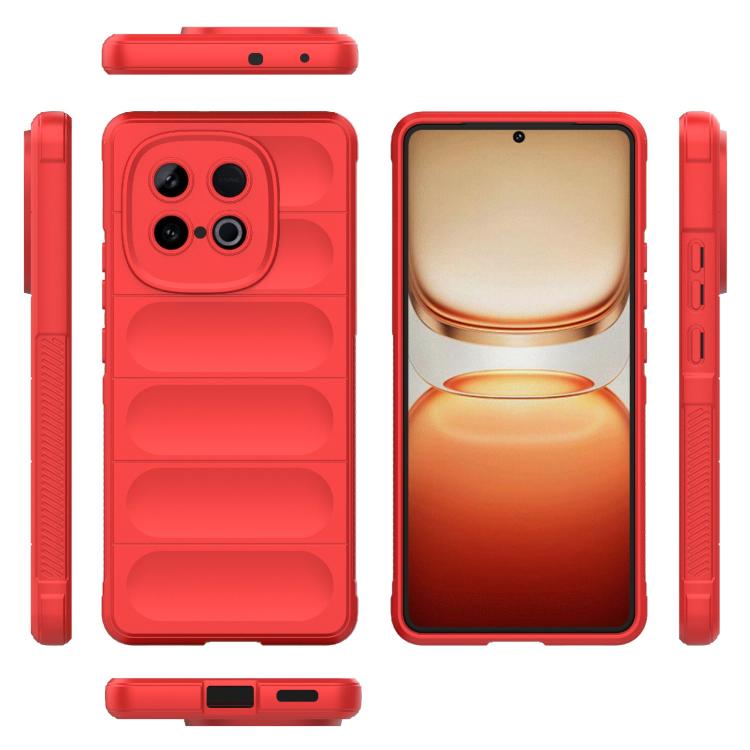 For vivo iQOO Z10 Turbo 5G Magic Shield TPU + Flannel Phone Case