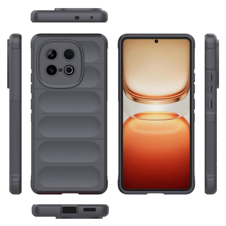For vivo iQOO Z10 Turbo 5G Magic Shield TPU + Flannel Phone Case