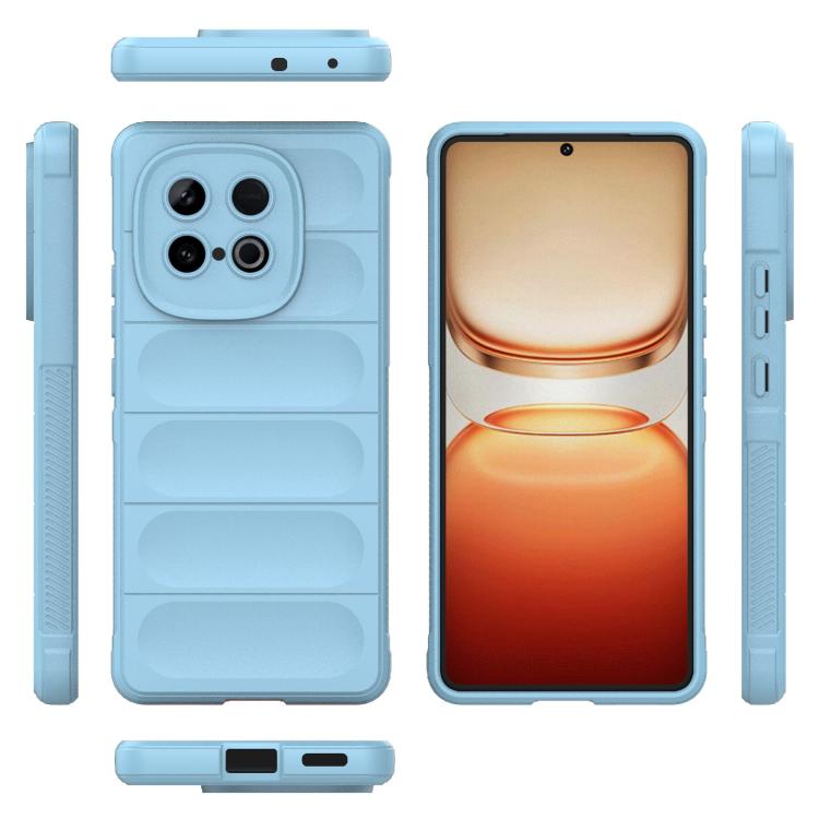 For vivo iQOO Z10 Turbo 5G Magic Shield TPU + Flannel Phone Case