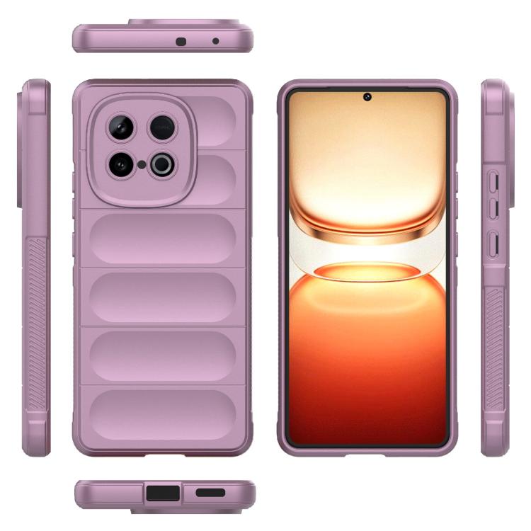 For vivo iQOO Z10 Turbo 5G Magic Shield TPU + Flannel Phone Case
