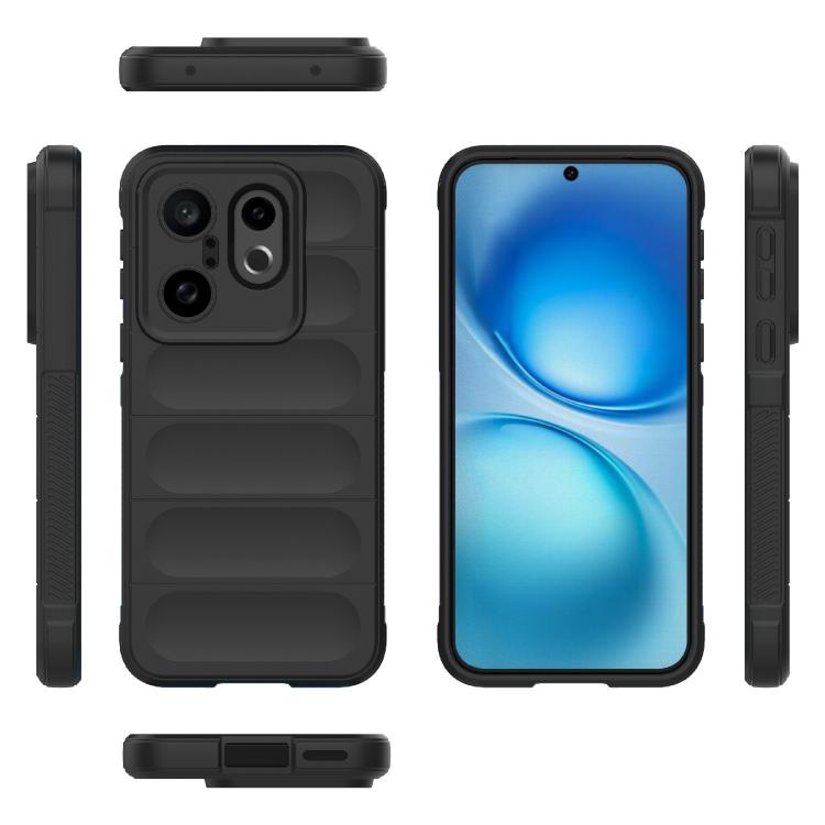 For vivo X200 FE 5G Global Magic Shield TPU + Flannel Phone Case