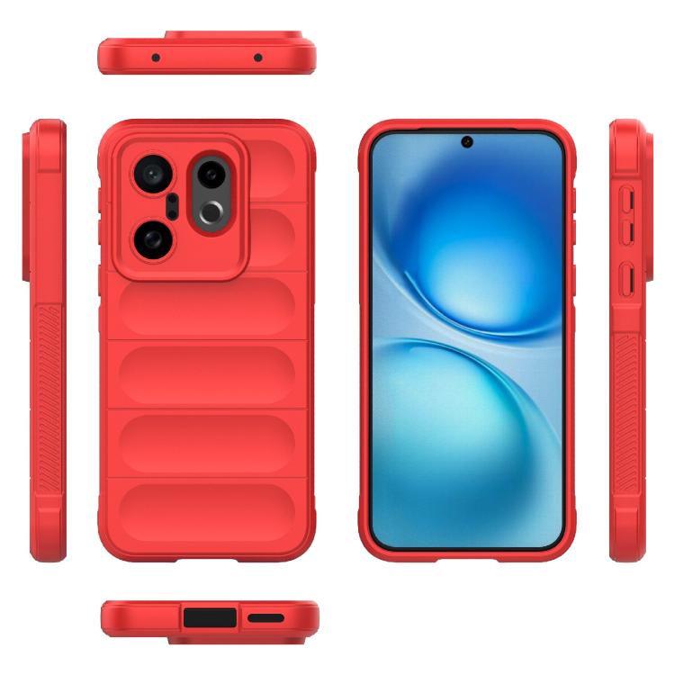 For vivo X200 FE 5G Global Magic Shield TPU + Flannel Phone Case