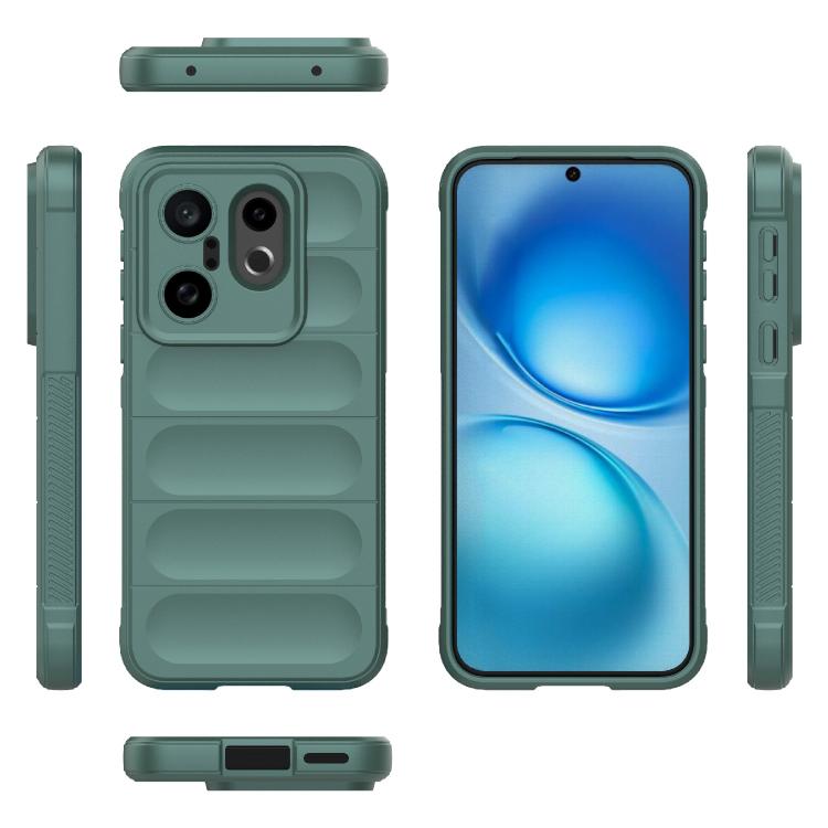 For vivo X200 FE 5G Global Magic Shield TPU + Flannel Phone Case