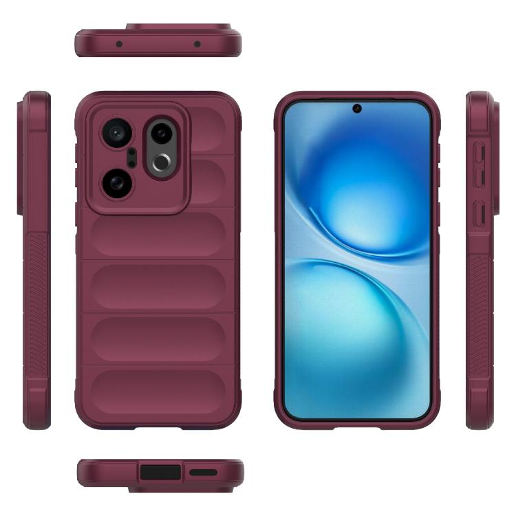 For vivo X200 FE 5G Global Magic Shield TPU + Flannel Phone Case