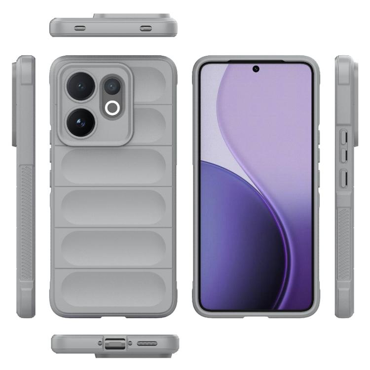 For vivo V60 5G Global Magic Shield TPU + Flannel Phone Case
