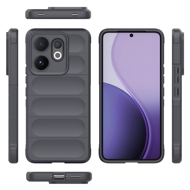 For vivo V60 5G Global Magic Shield TPU + Flannel Phone Case