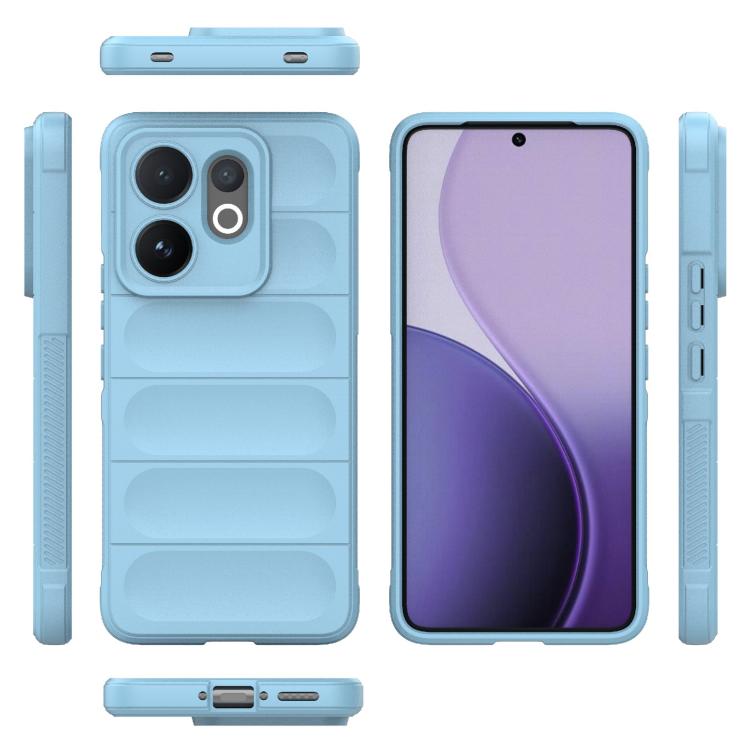 For vivo V60 5G Global Magic Shield TPU + Flannel Phone Case