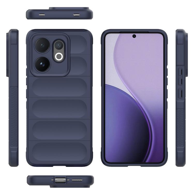 For vivo V60 5G Global Magic Shield TPU + Flannel Phone Case
