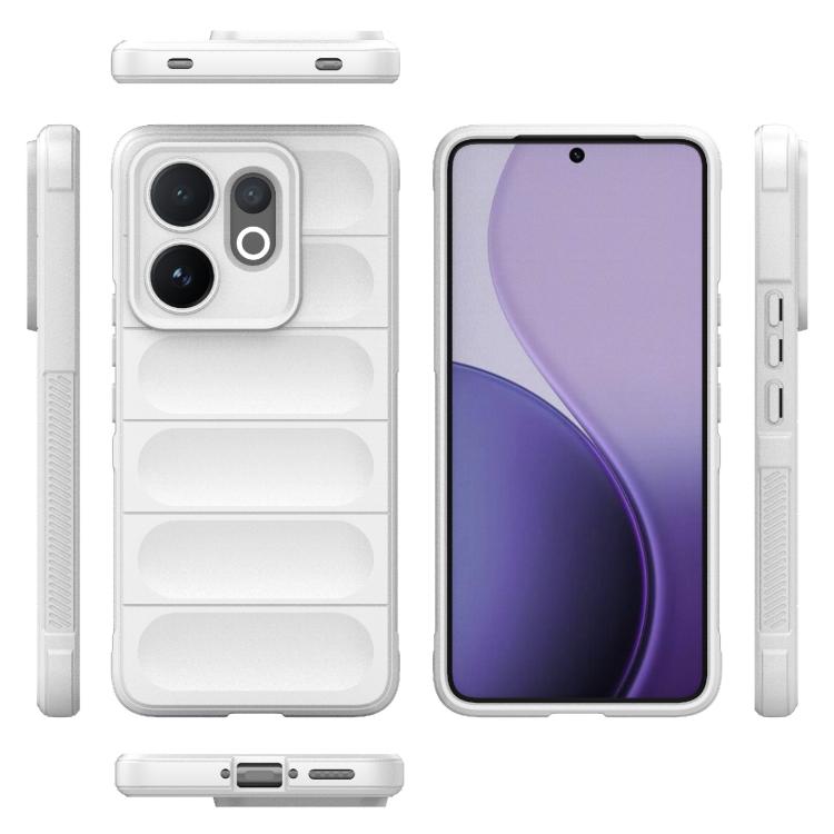 For vivo V60 5G Global Magic Shield TPU + Flannel Phone Case