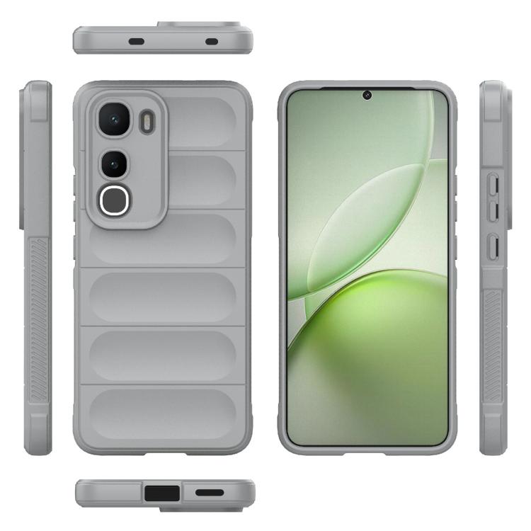 For vivo Y400 5G Global Magic Shield TPU + Flannel Phone Case