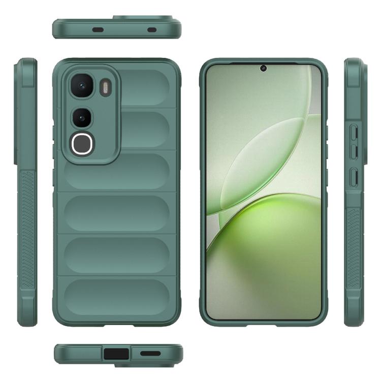 For vivo Y400 5G Global Magic Shield TPU + Flannel Phone Case