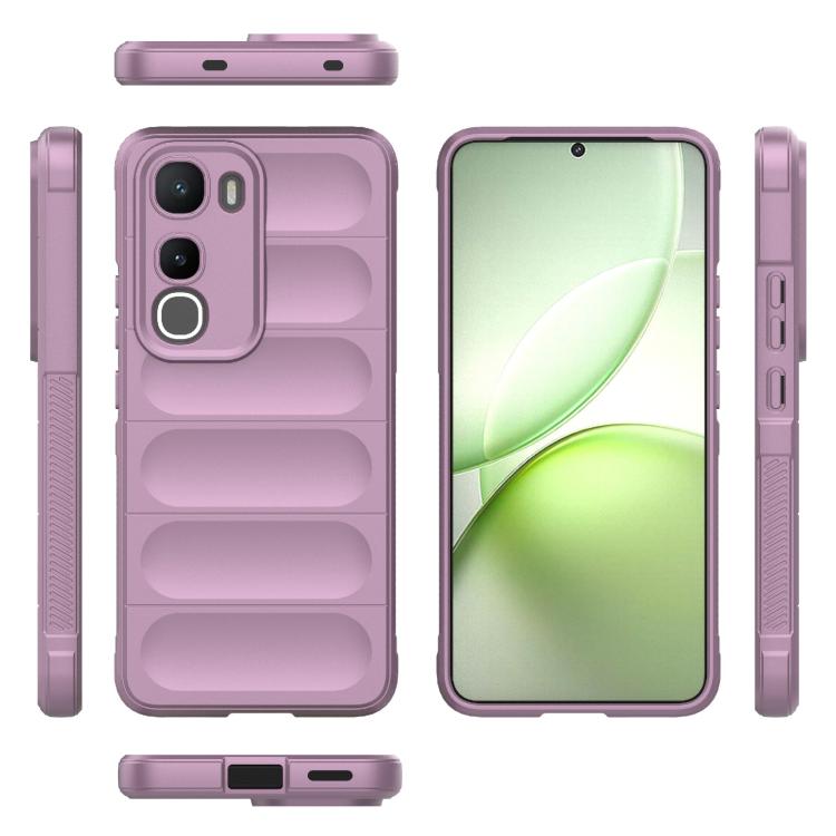 For vivo Y400 5G Global Magic Shield TPU + Flannel Phone Case