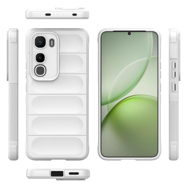 For vivo Y400 5G Global Magic Shield TPU + Flannel Phone Case
