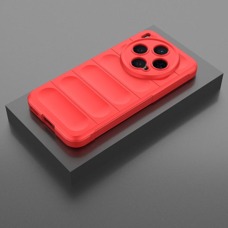 For vivo X300 5G Magic Shield TPU + Flannel Phone Case