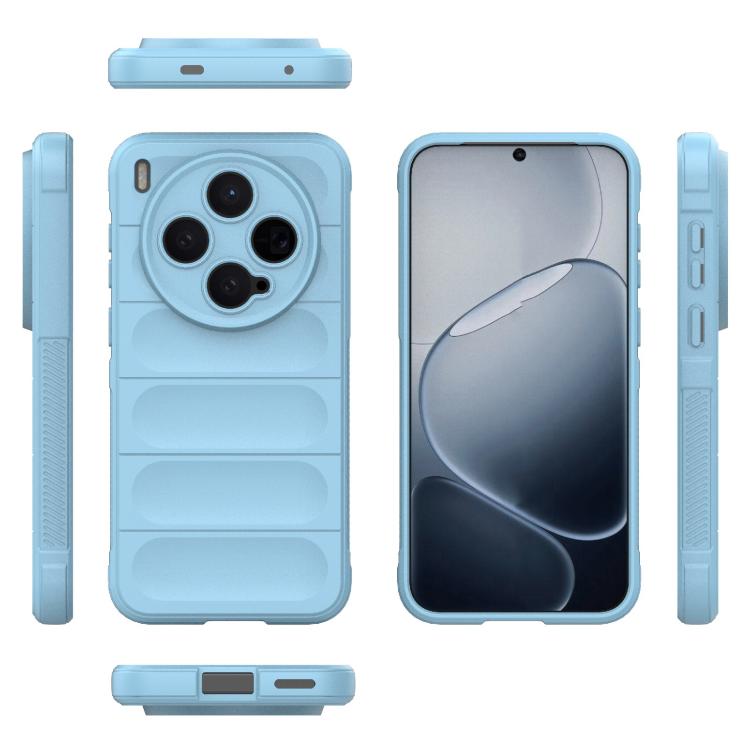 For vivo X300 5G Magic Shield TPU + Flannel Phone Case