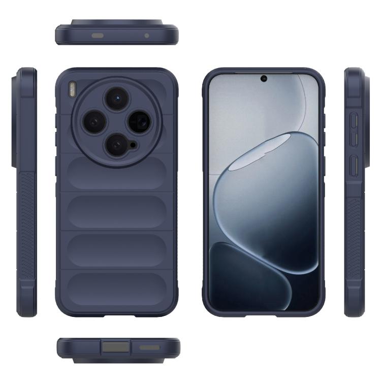 For vivo X300 5G Magic Shield TPU + Flannel Phone Case