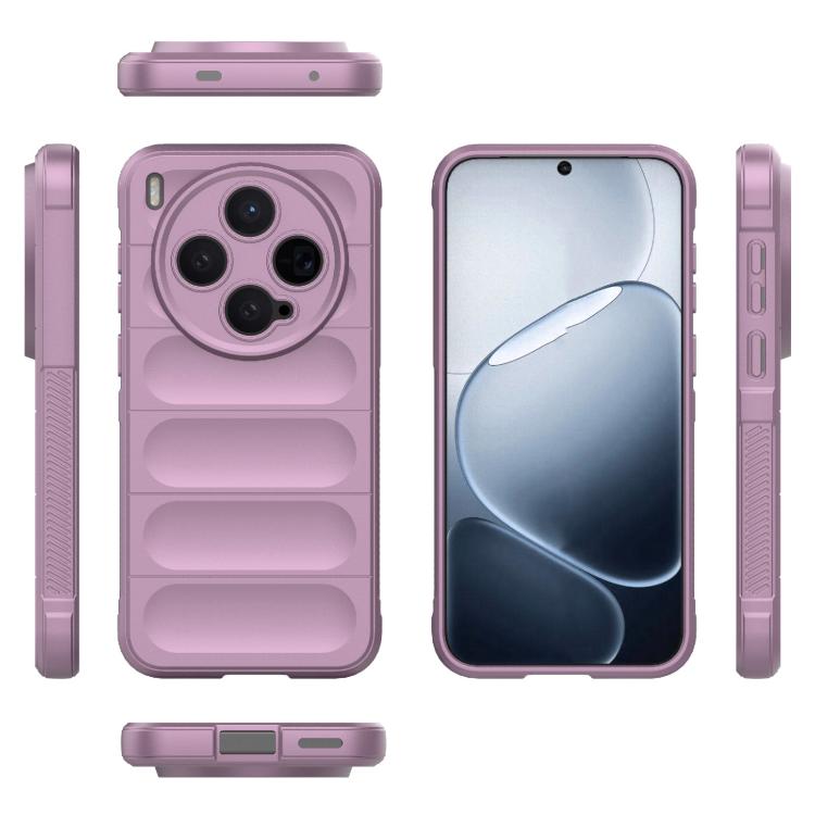 For vivo X300 5G Magic Shield TPU + Flannel Phone Case