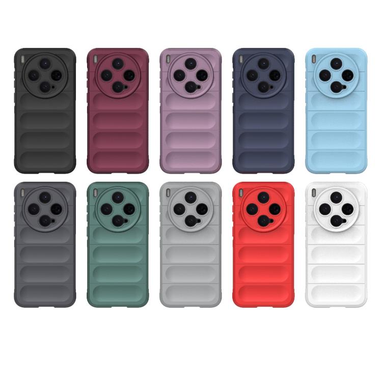 For vivo X300 5G Magic Shield TPU + Flannel Phone Case
