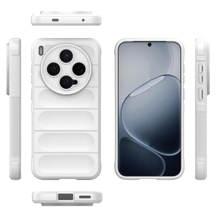 For vivo X300 5G Magic Shield TPU + Flannel Phone Case