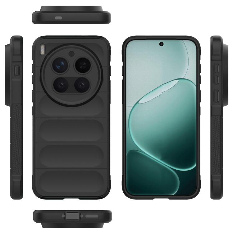 For vivo X300 Pro 5G Magic Shield TPU + Flannel Phone Case