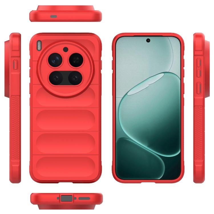 For vivo X300 Pro 5G Magic Shield TPU + Flannel Phone Case