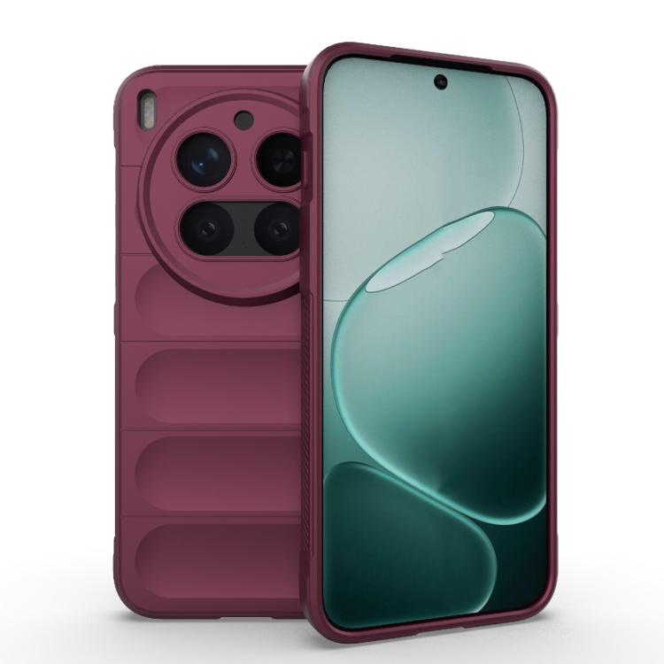 For vivo X300 Pro 5G Magic Shield TPU + Flannel Phone Case