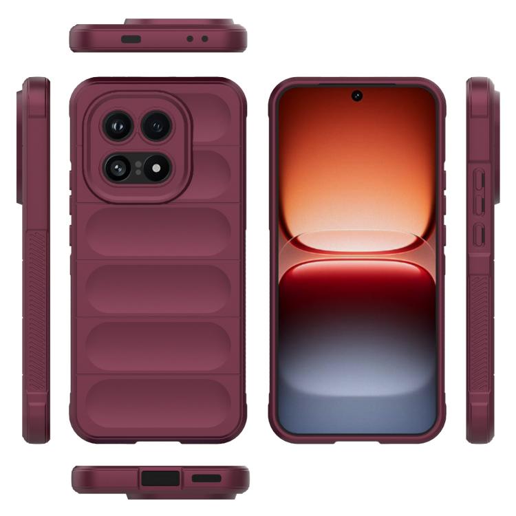 For vivo iQOO 15 5G Magic Shield TPU + Flannel Phone Case