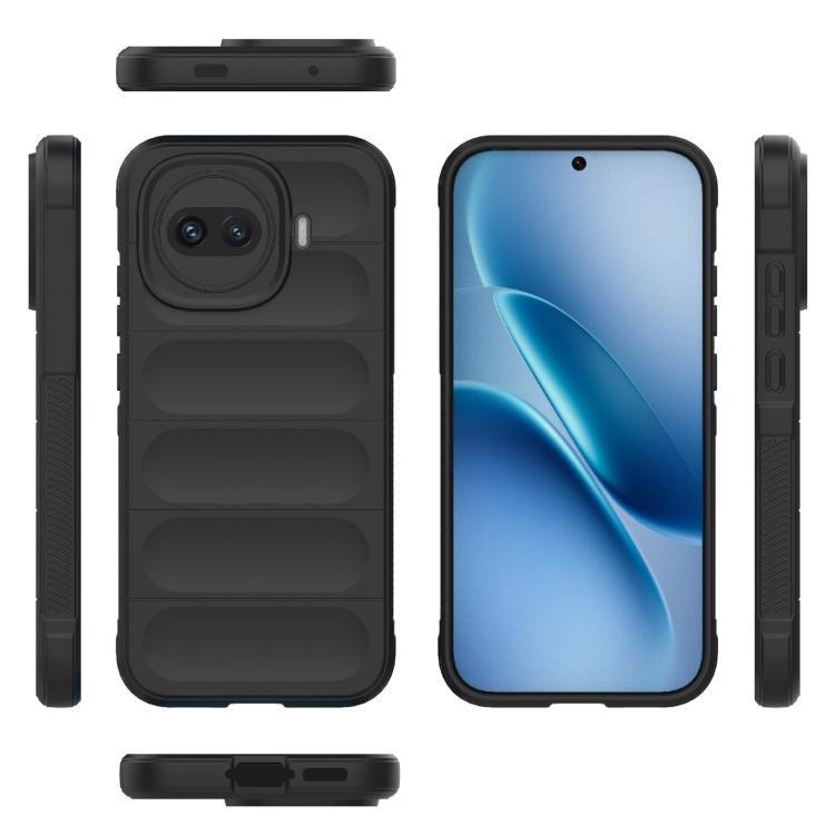 For vivo iQOO Z11 Turbo 5G Magic Shield TPU + Flannel Phone Case