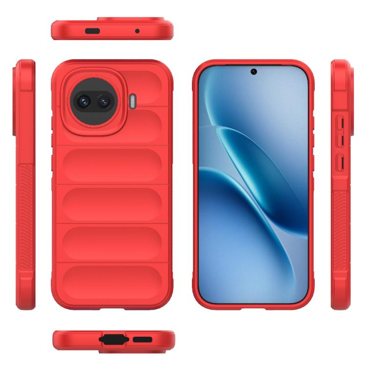 For vivo iQOO Z11 Turbo 5G Magic Shield TPU + Flannel Phone Case
