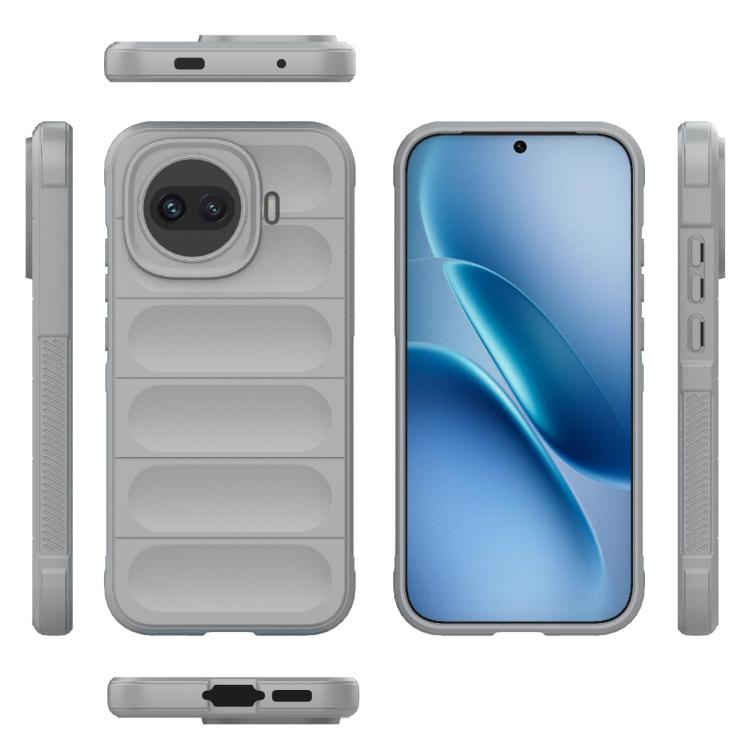 For vivo iQOO Z11 Turbo 5G Magic Shield TPU + Flannel Phone Case