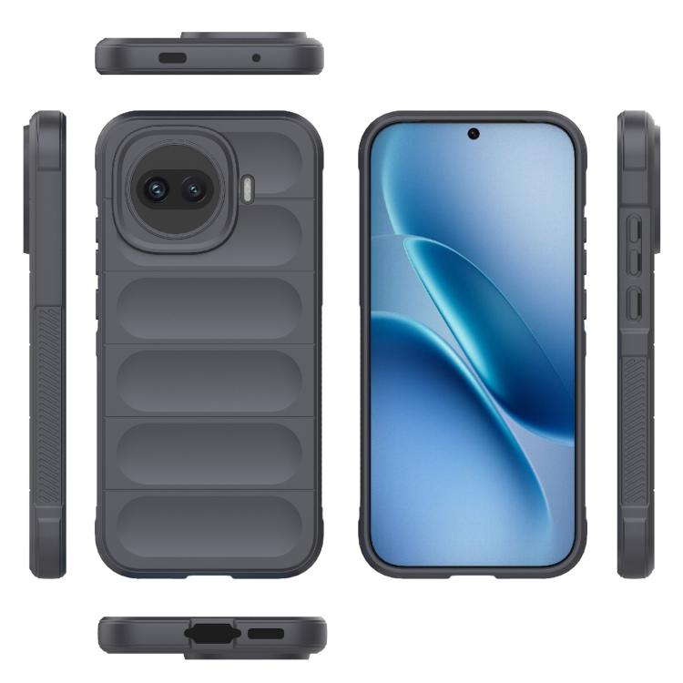 For vivo iQOO Z11 Turbo 5G Magic Shield TPU + Flannel Phone Case