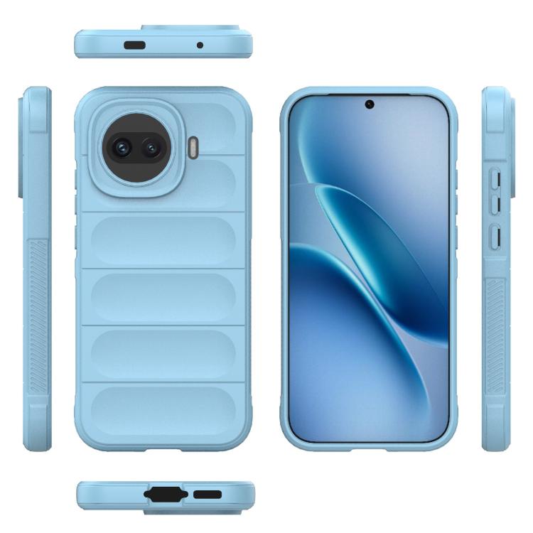 For vivo iQOO Z11 Turbo 5G Magic Shield TPU + Flannel Phone Case