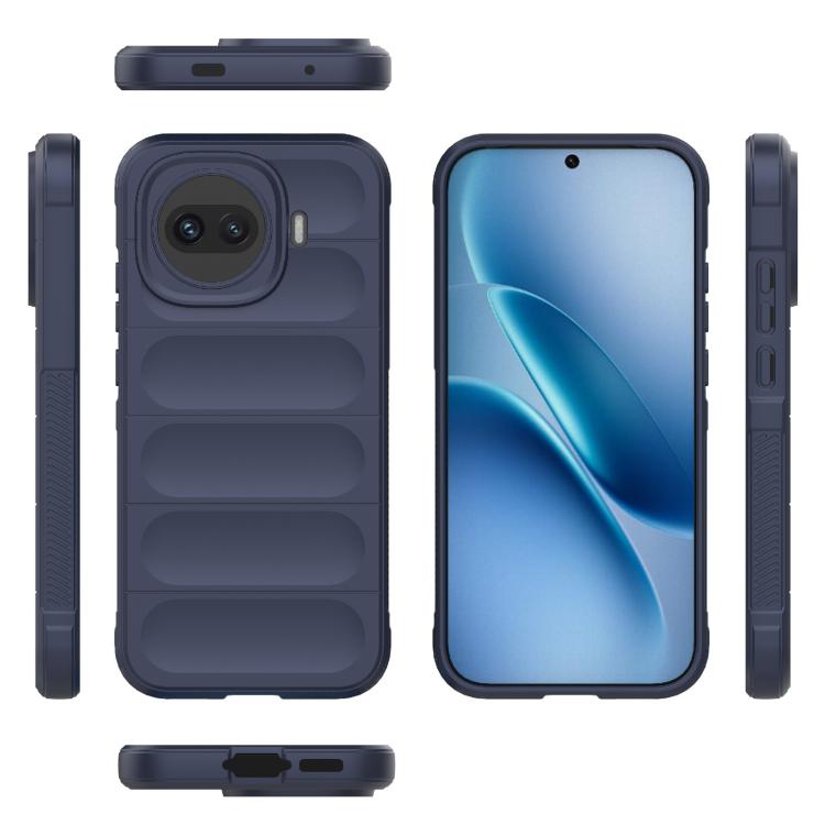 For vivo iQOO Z11 Turbo 5G Magic Shield TPU + Flannel Phone Case