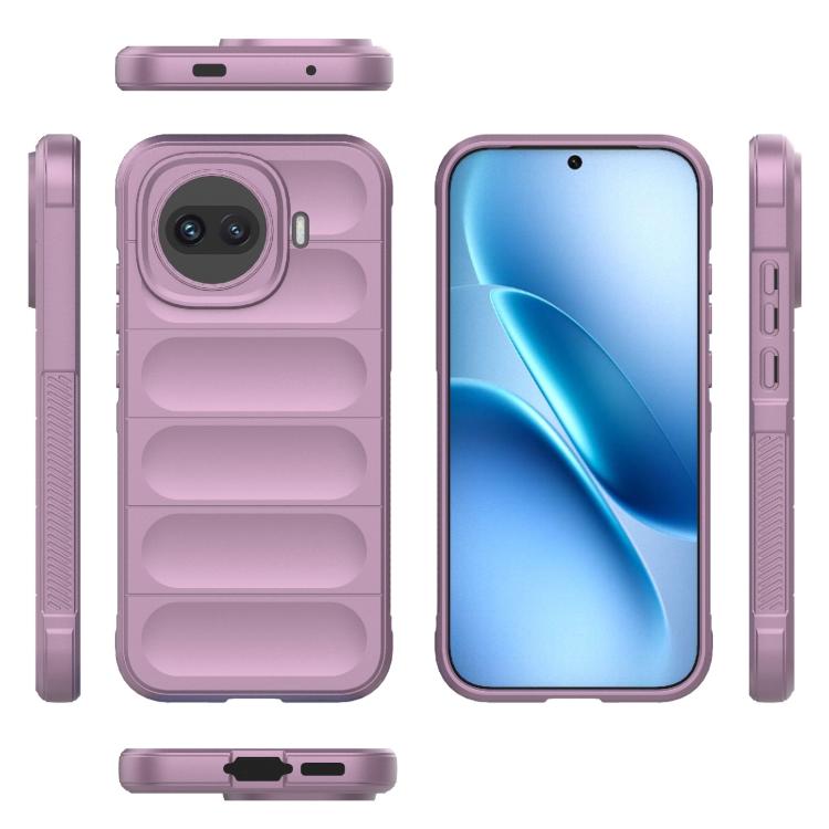 For vivo iQOO Z11 Turbo 5G Magic Shield TPU + Flannel Phone Case