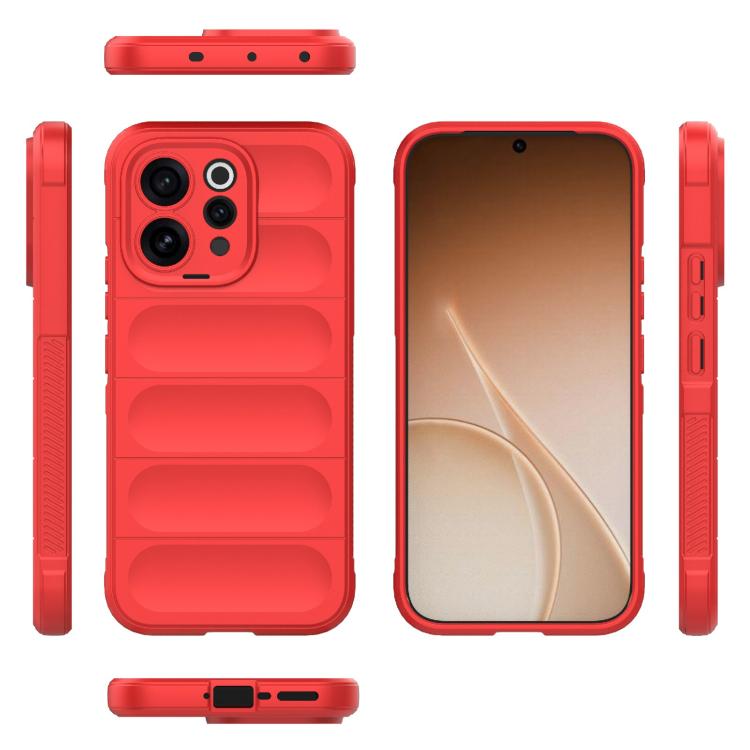 For vivo V70 5G Global Magic Shield TPU + Flannel Phone Case