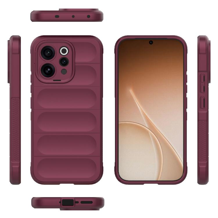 For vivo V70 5G Global Magic Shield TPU + Flannel Phone Case