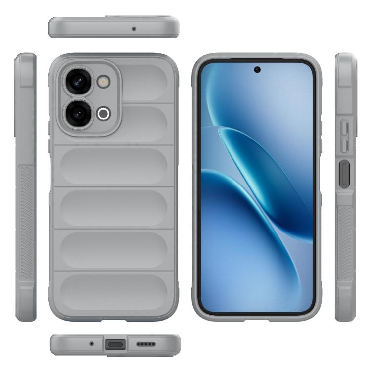 For vivo iQOO Z11x 5G India Magic Shield TPU + Flannel Phone Case