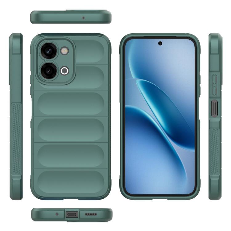For vivo iQOO Z11x 5G India Magic Shield TPU + Flannel Phone Case