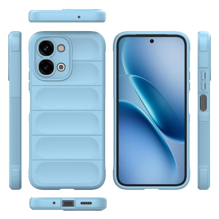 For vivo iQOO Z11x 5G India Magic Shield TPU + Flannel Phone Case