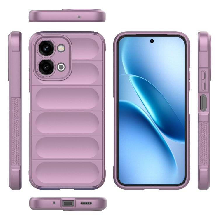 For vivo iQOO Z11x 5G India Magic Shield TPU + Flannel Phone Case