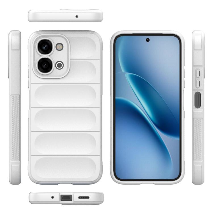 For vivo iQOO Z11x 5G India Magic Shield TPU + Flannel Phone Case