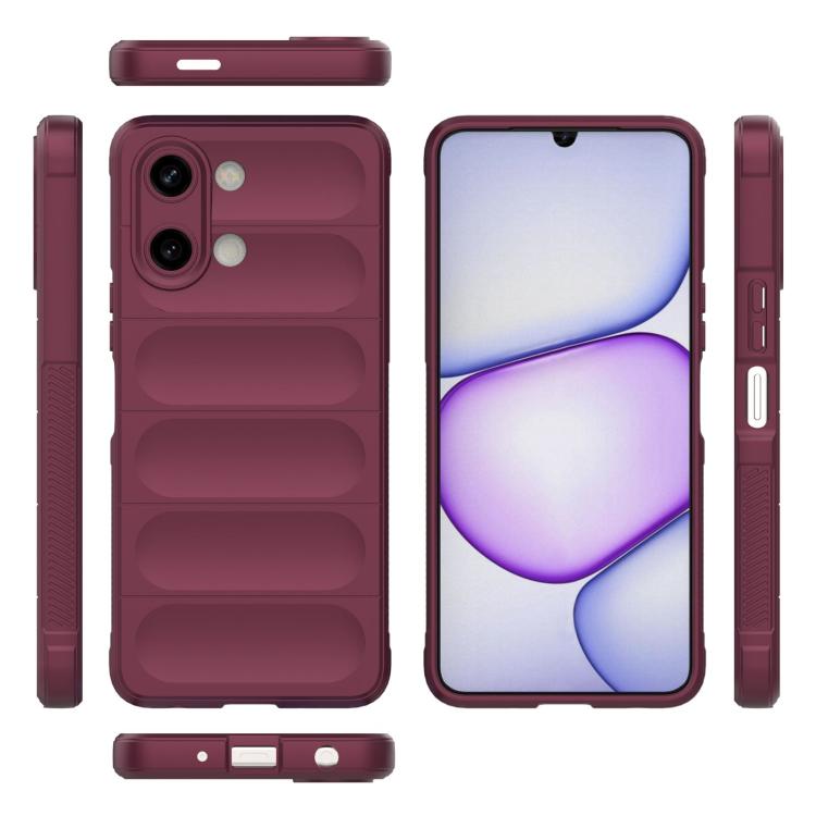 For vivo Y05 4G Global/Y11d 4G Magic Shield TPU + Flannel Phone Case