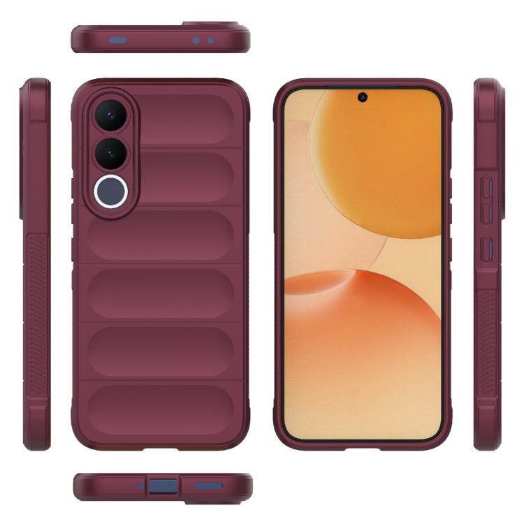 For vivo V70 FE 5G Global Magic Shield TPU + Flannel Phone Case